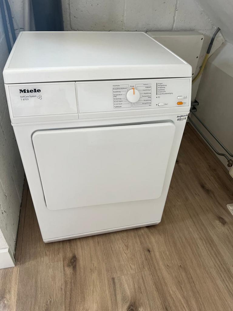 Miele W Classic Wasmachine & Miele T 8703 Droger Set, Ophalen, Zo goed als nieuw