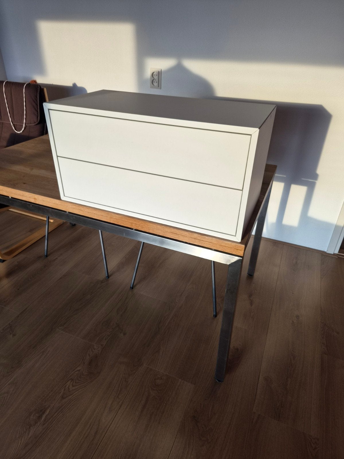 Ladekastje met 2 laden - Wit ikea Eket, Ophalen, Overige materialen, Gebruikt, 1 of 2 laden