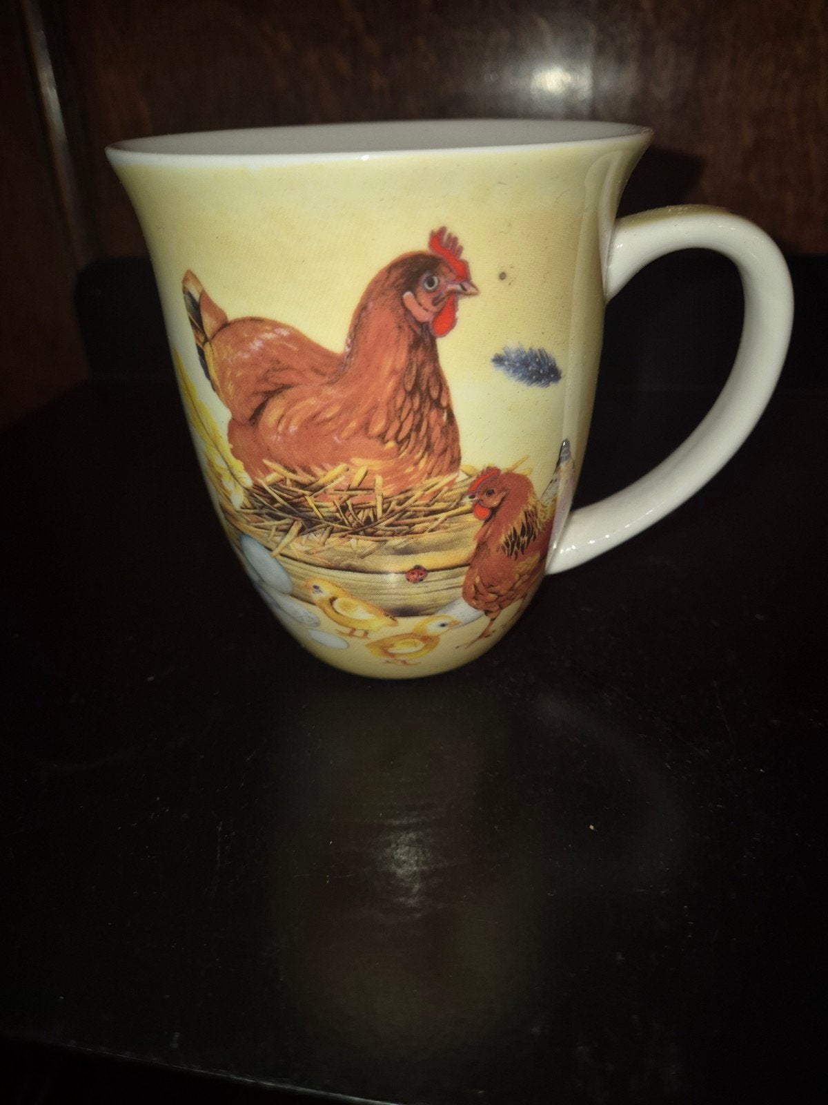 kip Ambiente fine bone china porselein, Ophalen of Verzenden, Zo goed als nieuw, Porselein