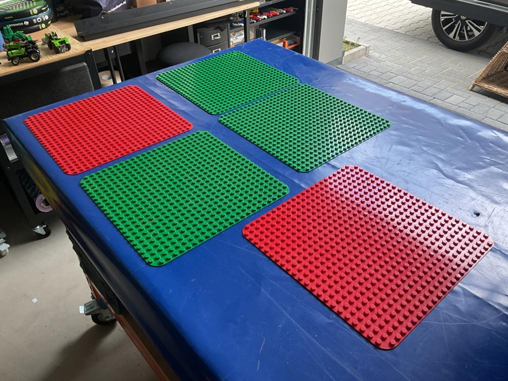 5 Lego Duplo bouwplaten grondplaten als nieuw 9 euro per st, Ophalen, Zo goed als nieuw, Duplo