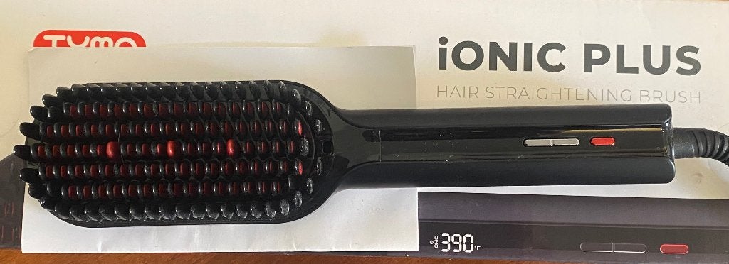 Tymo ionic hair straightening brush, Ophalen of Verzenden, Nieuw, Krultang of Stijltang