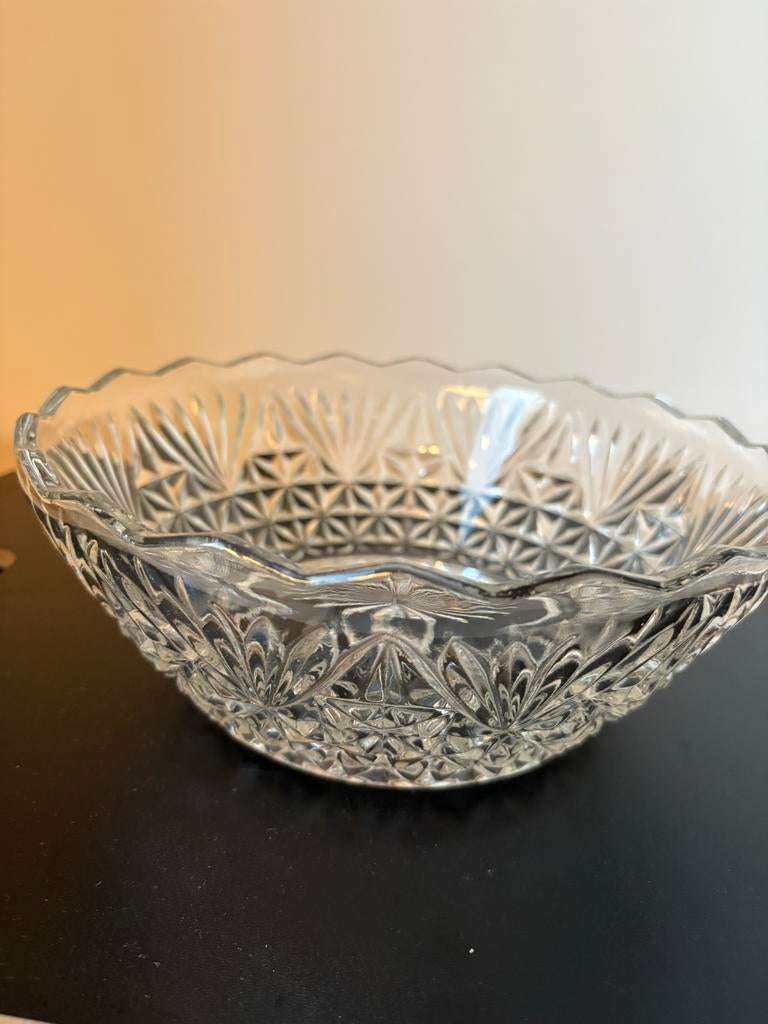 Vintage Anchor Hocking Punch Bowl / Fruitschaal, Antiek en Kunst, Ophalen of Verzenden