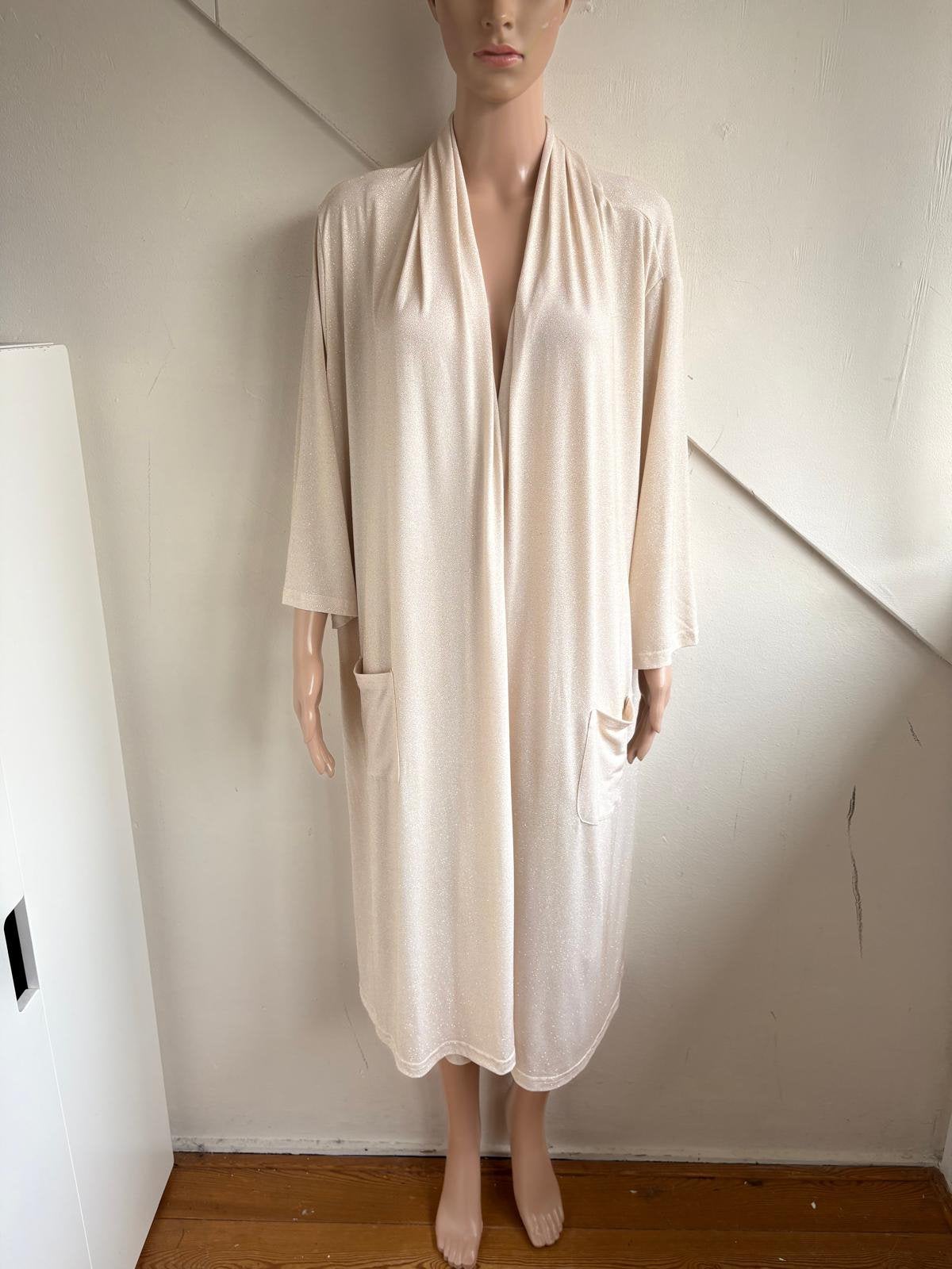 Only-M lang jasje *NIEUW* maat 54 vest beige goud glitter, Kleding | Dames, Blouses en Tunieken, Only-M, Beige, Maat 46/48 (XL) of groter