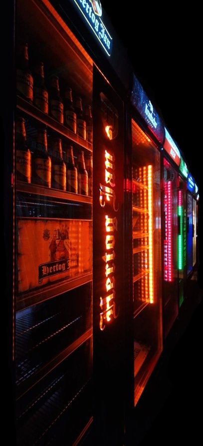 200+ Bier koelkast Heineken Amstel Hertog Jan Bavaria, Ophalen, Zonder vriesvak, 75 tot 100 liter, 60 cm of meer