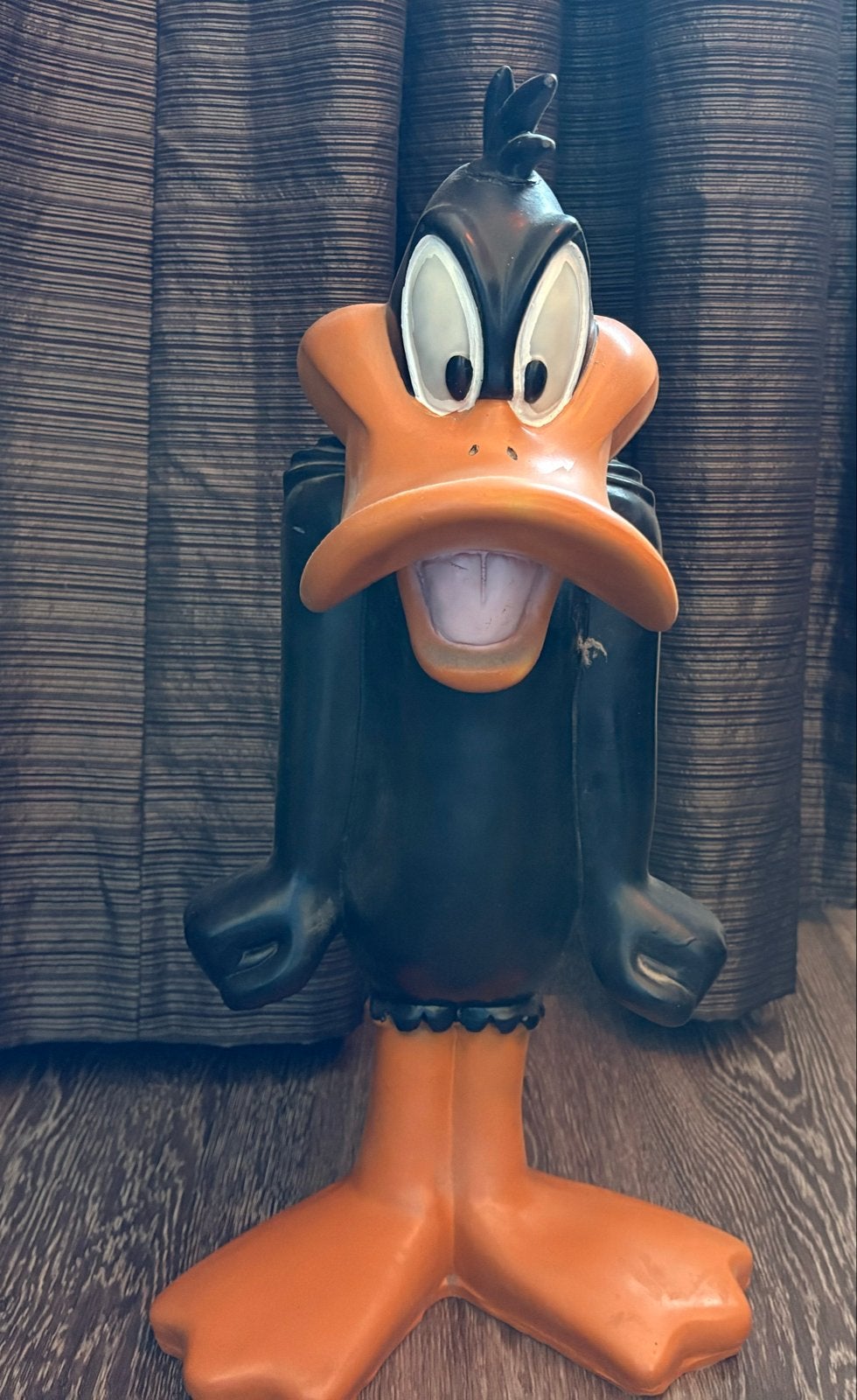 Looney Tunes Daffy Duck Beeld - Vintage (60 cm), Verzamelen, Ophalen, Gebruikt