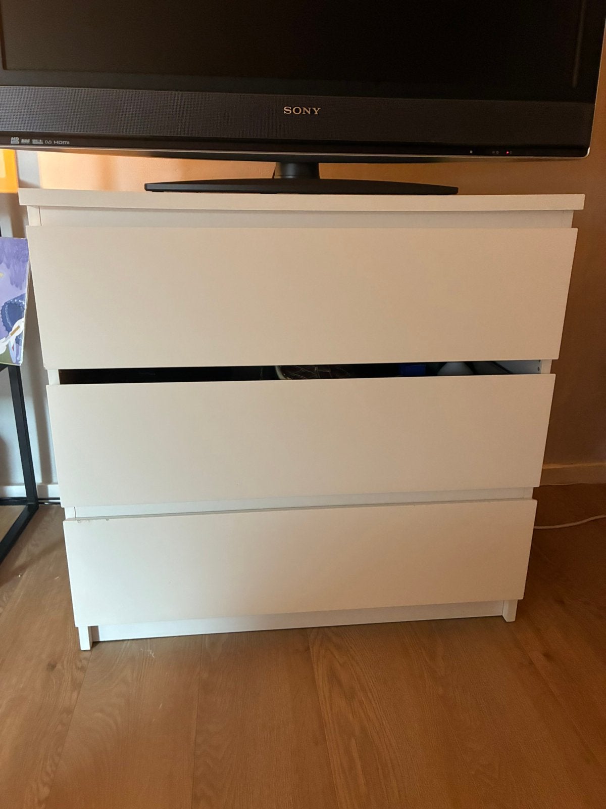 Ikea MALM ladekast, Ophalen, Gebruikt, 50 tot 100 cm, 3 of 4 laden