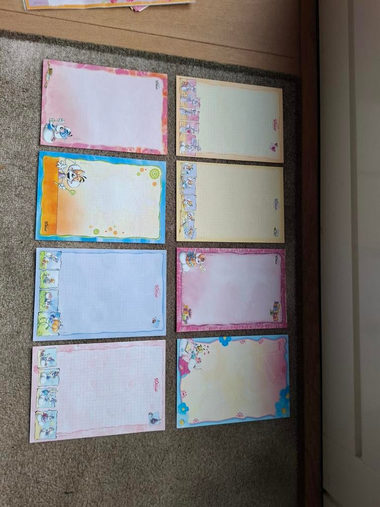 Diddle blaadjes A5 formaat, Ophalen of Verzenden, Diddl, Zo goed als nieuw, Papier, Kaart of Schrift