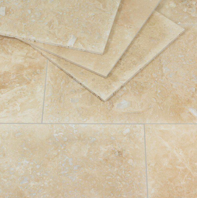 SALE! TRAVERTIN TEGELS NOCE 40X40 CM, Ophalen, Nieuw, 75 m² of meer, Overige typen