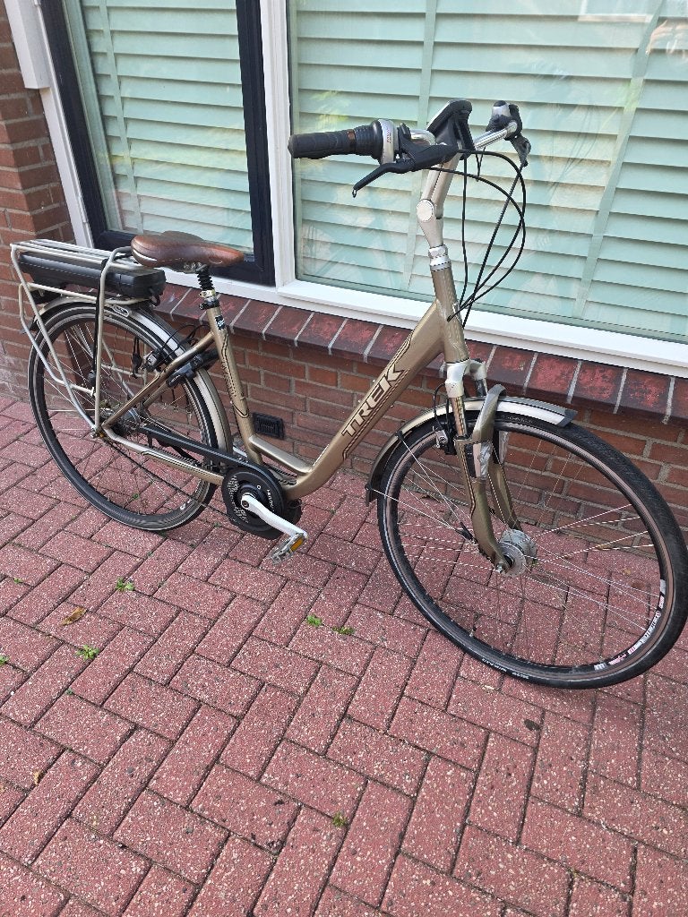 Elektriche damesfiets, Ophalen, Gebruikt, 47 tot 50 cm, Handrem