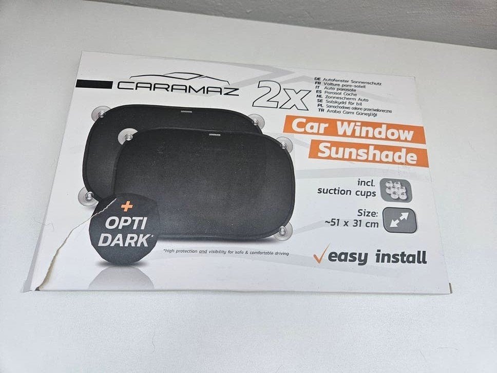 Caramaz 2x Auto Raam Zonnescherm - Nieuw, Doos Beschadigd, Ophalen of Verzenden, Nieuw