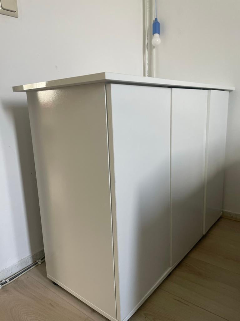 Bieden: Juwel Meubel SBX Rio 180 aquariummeubel wit, Huis en Inrichting, Kasten | Roldeurkasten en Archiefkasten, Ophalen, 150 tot 200 cm