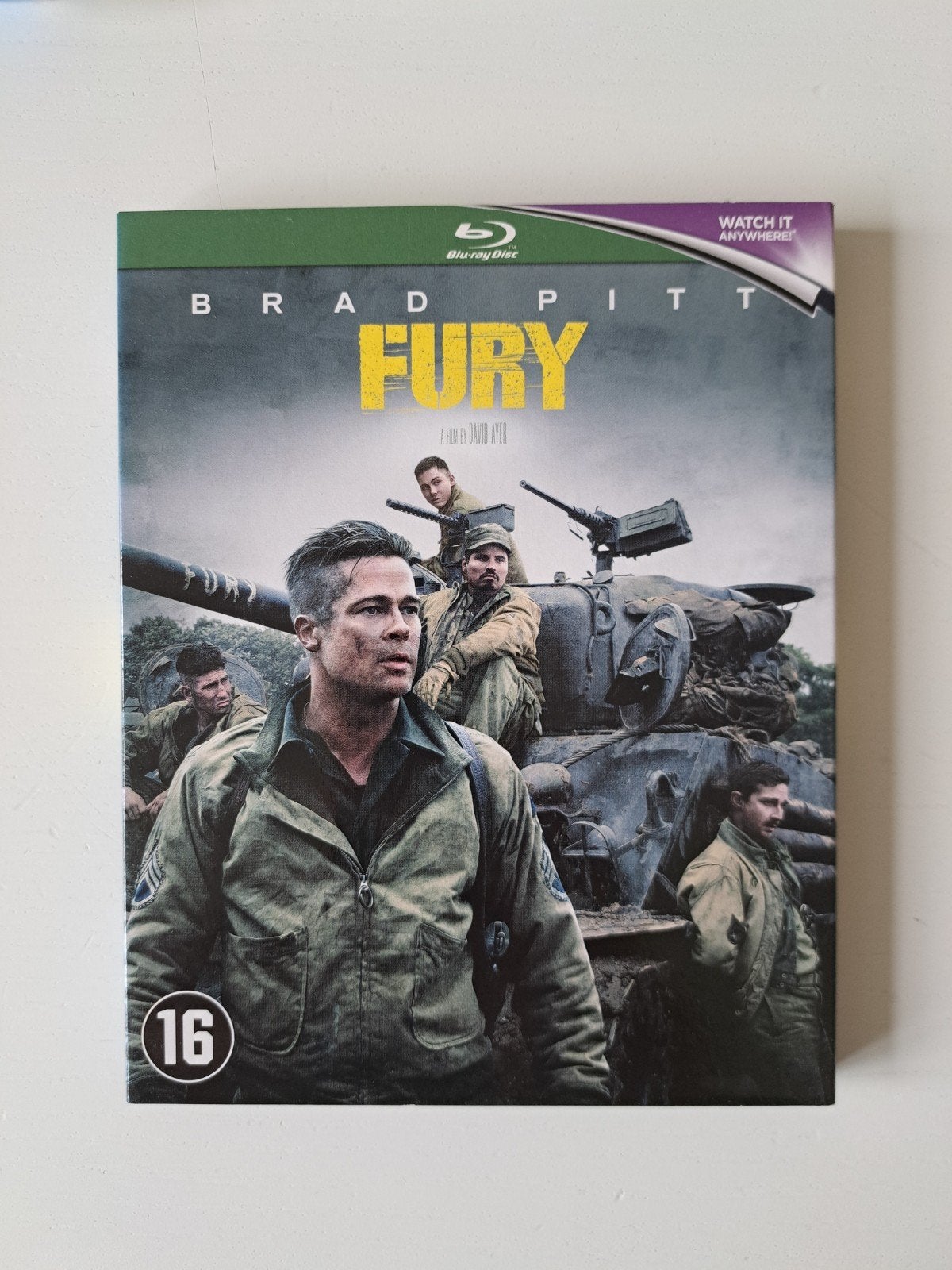 FURY Blu-ray (Brad Pitt), Engels, Nederlands, Film, Actie