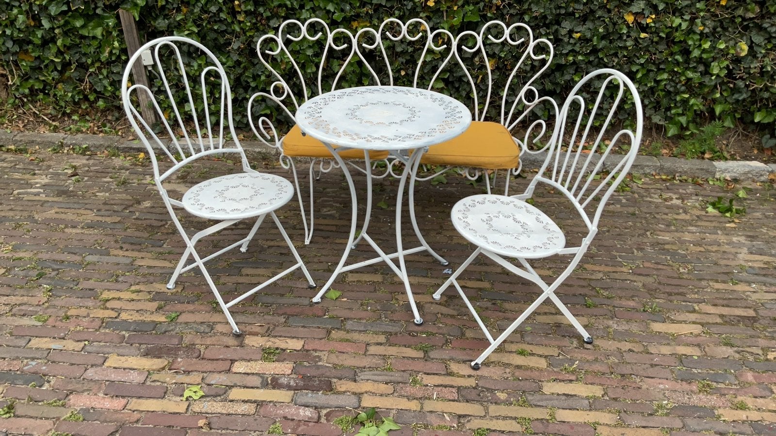 Tuinset, Gebruikt, Ophalen of Verzenden, Bank, Overige materialen