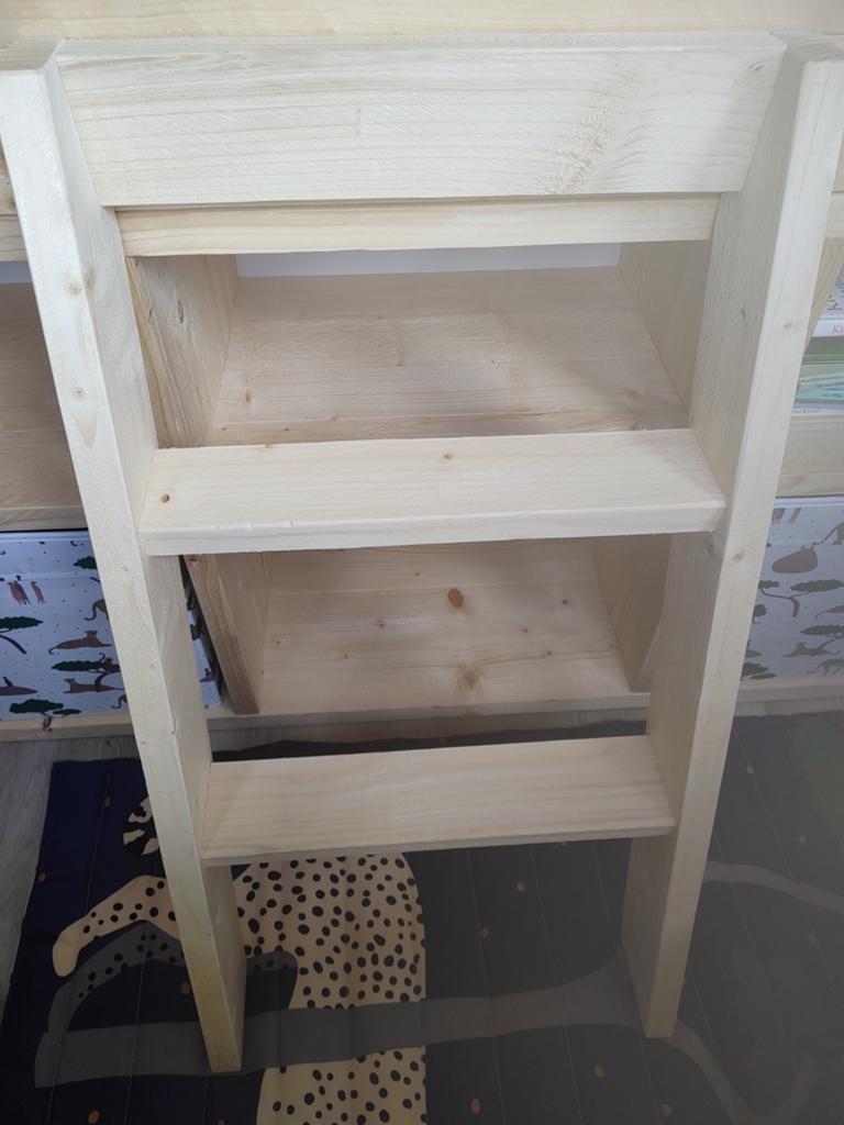 Houten trapje Nieuwstaat, Ophalen, Nieuw, 190 cm of minder, Eenpersoons