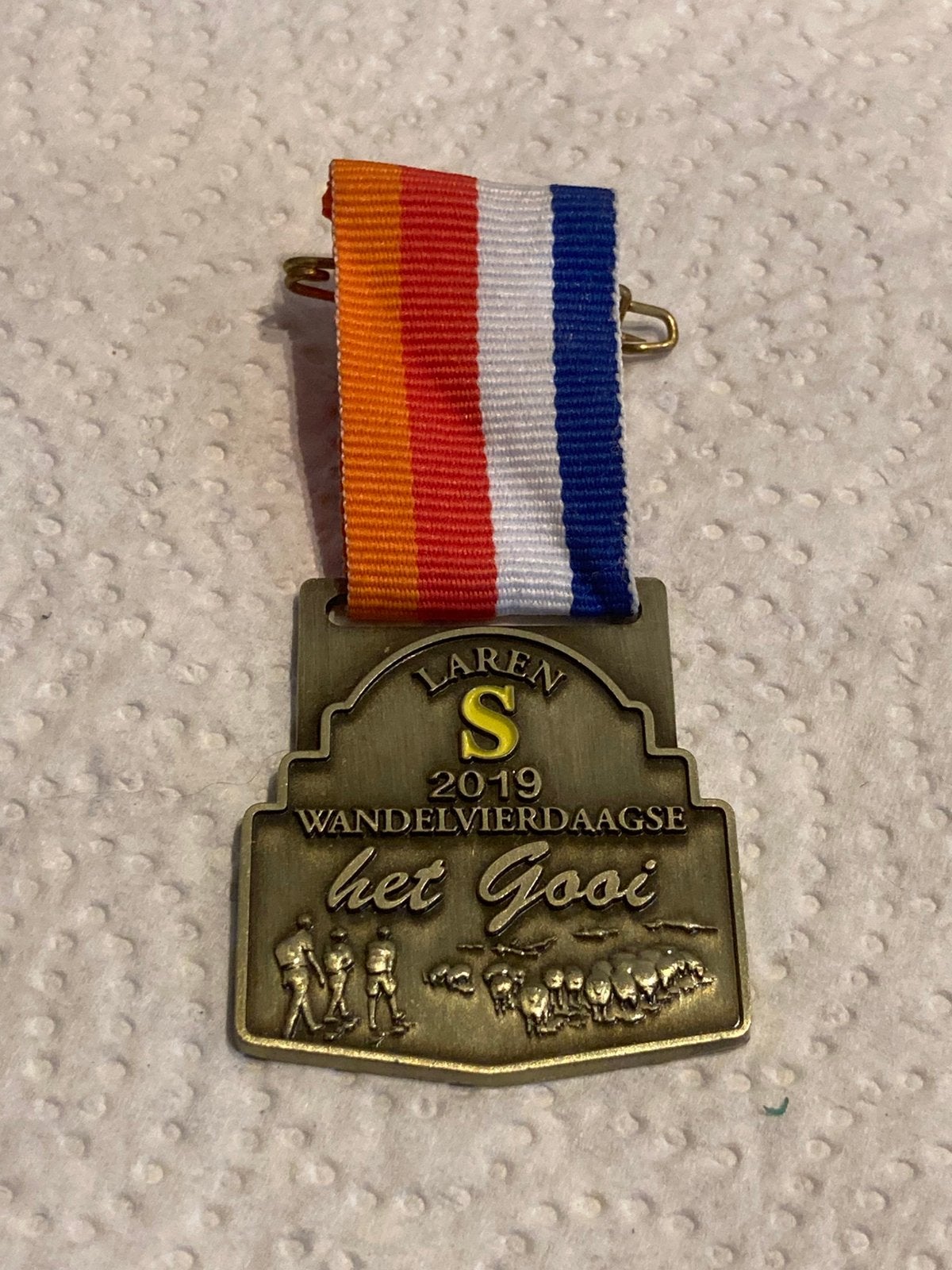 Medaille het gooi, Ophalen of Verzenden, Overige materialen