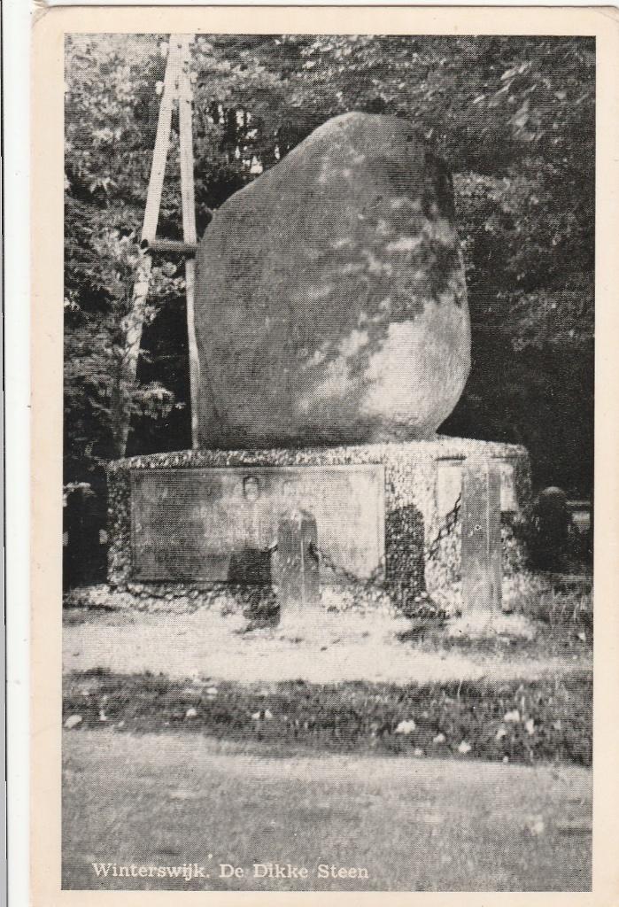 winterswijk- dikke steen, Ophalen of Verzenden, 1940 tot 1960, Gelderland