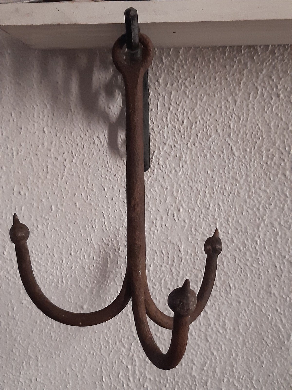 Slagershaak,"mijnwerkershaak" wildrek,"keukenrek patina, Ophalen of Verzenden