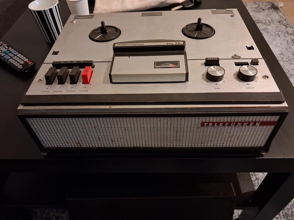 Telefunken Magnetophon 200 TS Bandrecorder, Audio, Tv en Foto, Ophalen of Verzenden, Bandrecorder