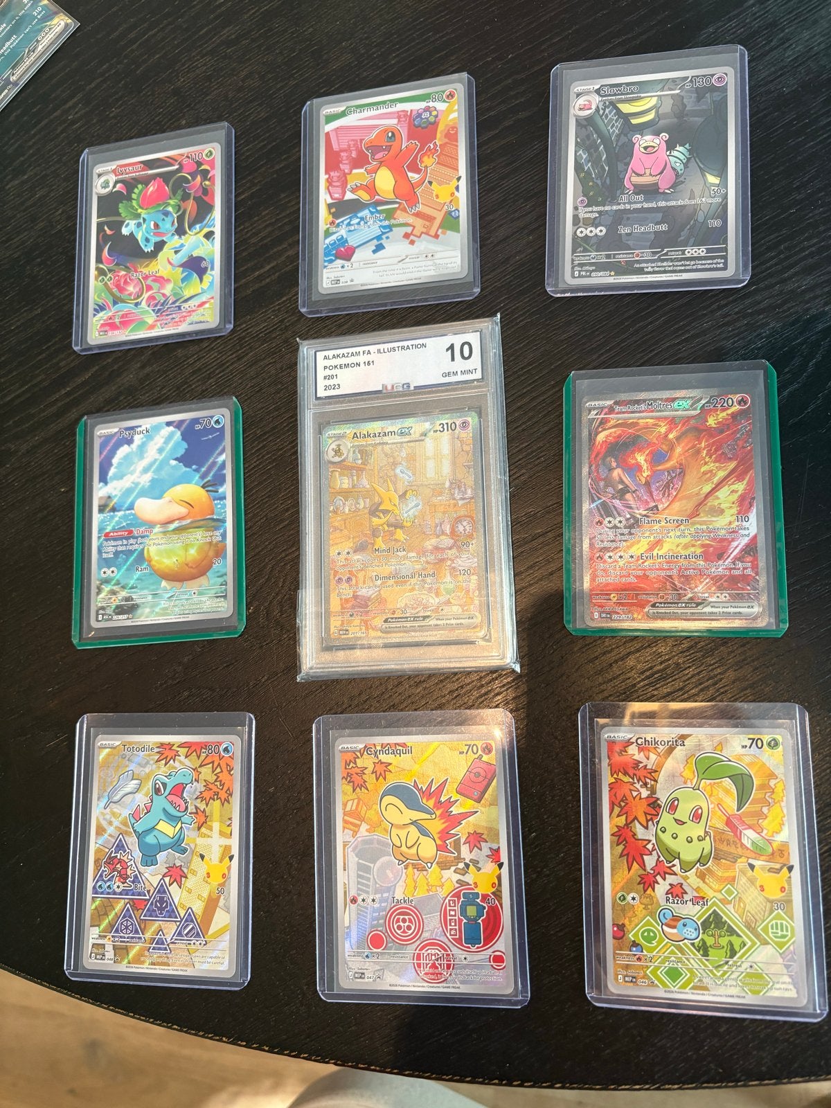 Zeldzame Pokémon collectie Alakazam 10, Moltres, Charmander, Hobby en Vrije tijd, Verzamelkaartspellen | Pokémon, Ophalen of Verzenden