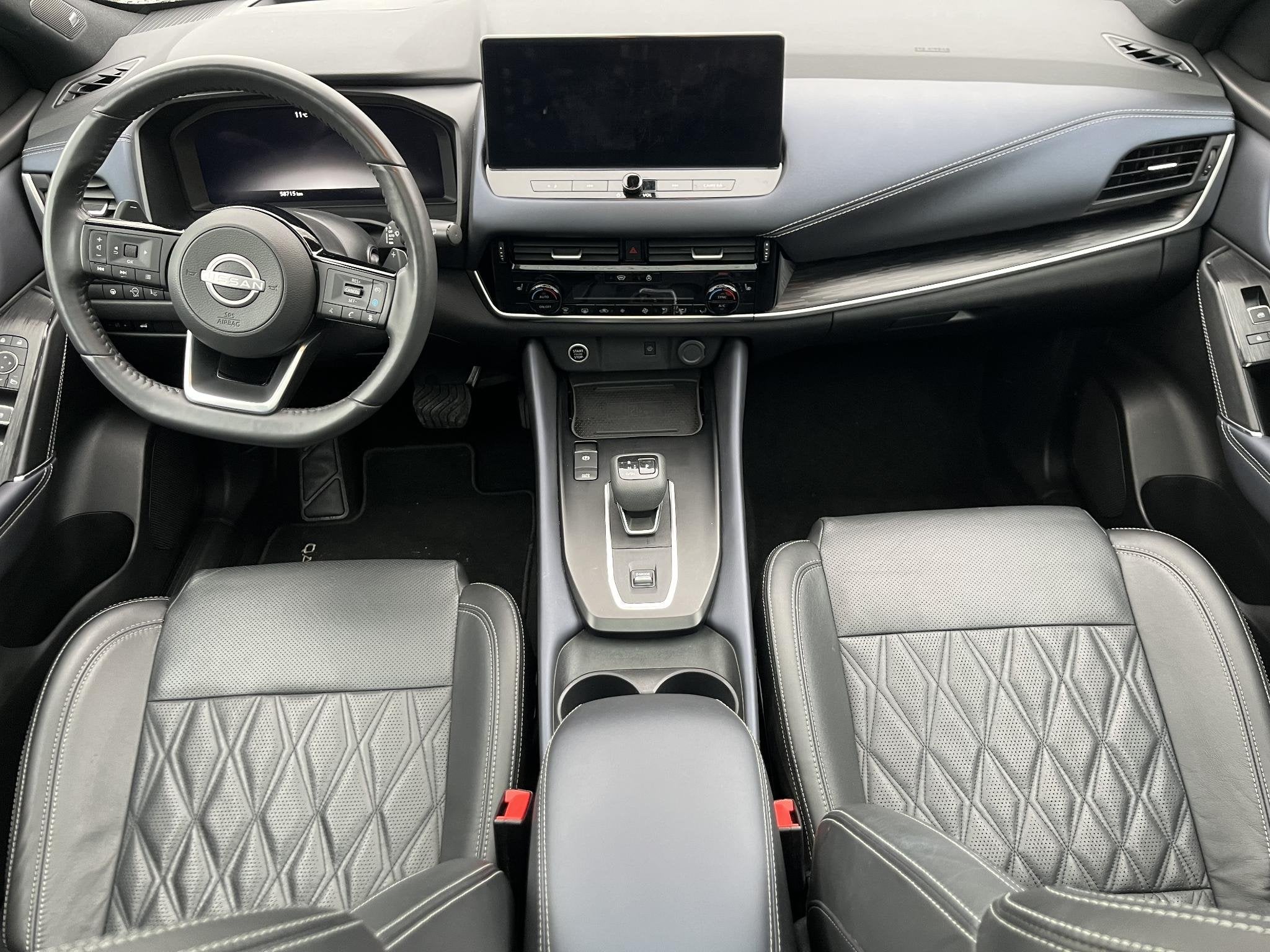Nissan Qashqai 1.3 MHEV Xtronic Tekna Plus / Panoramadak / T, Euro 6, Wit, Hybride Elektrisch/Benzine, Qashqai