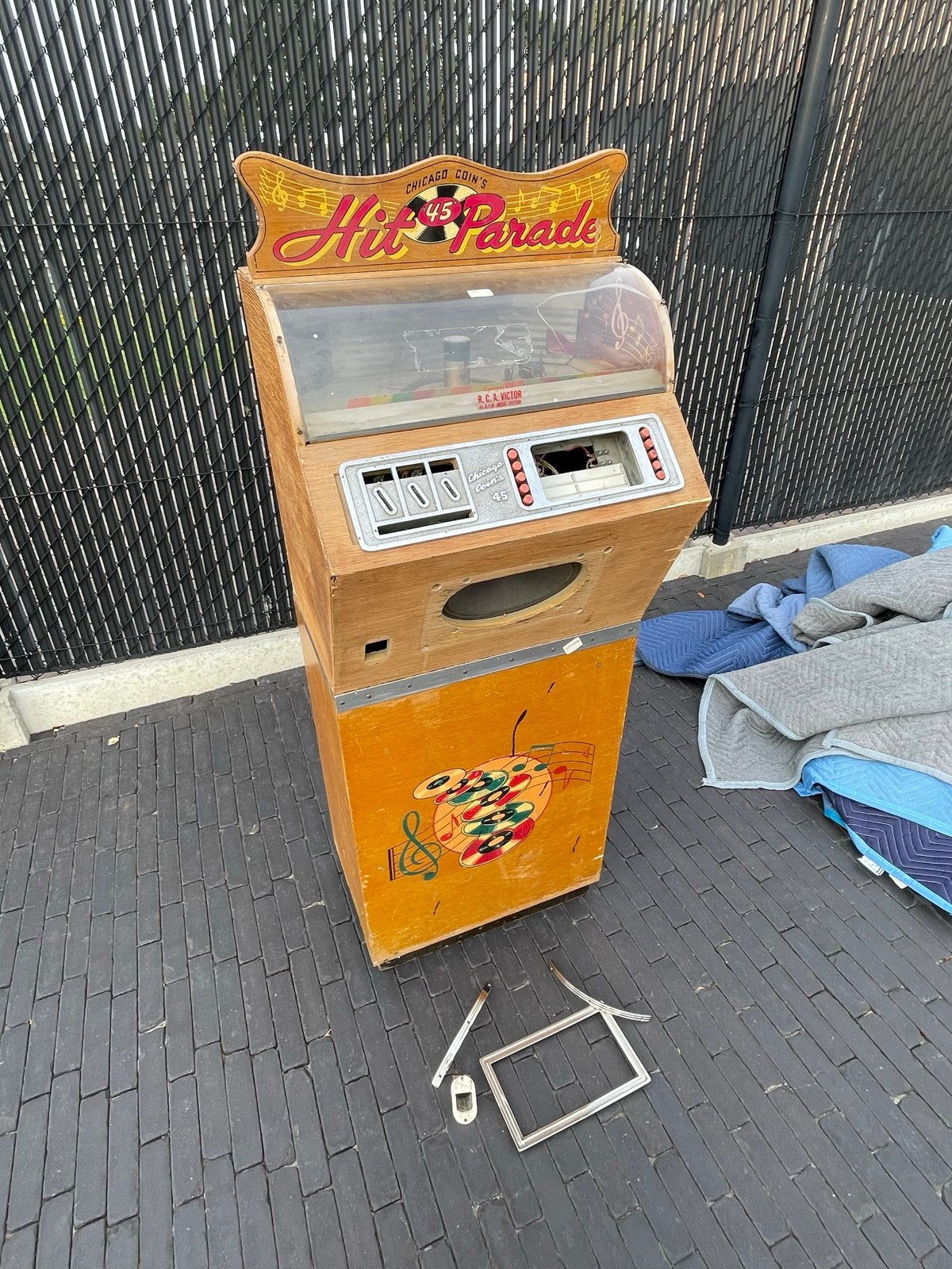 Chicago Coin's Hit Parade 45 Jukebox - Vintage Jukebox, Verzamelen, Automaten | Jukeboxen, Ophalen, Gebruikt, 1950 tot 1960, Overige merken