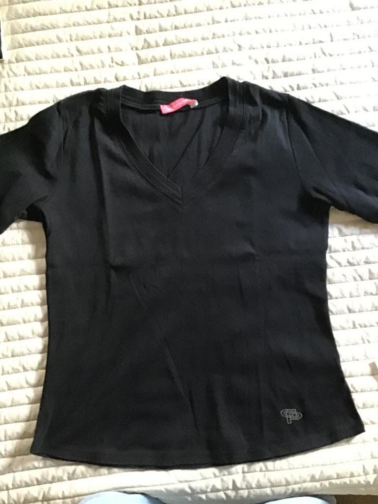 Zwart T shirt van Apriori maat 38, Kleding | Dames, Maat 38/40 (M), Zwart, Ophalen of Verzenden, Zo goed als nieuw