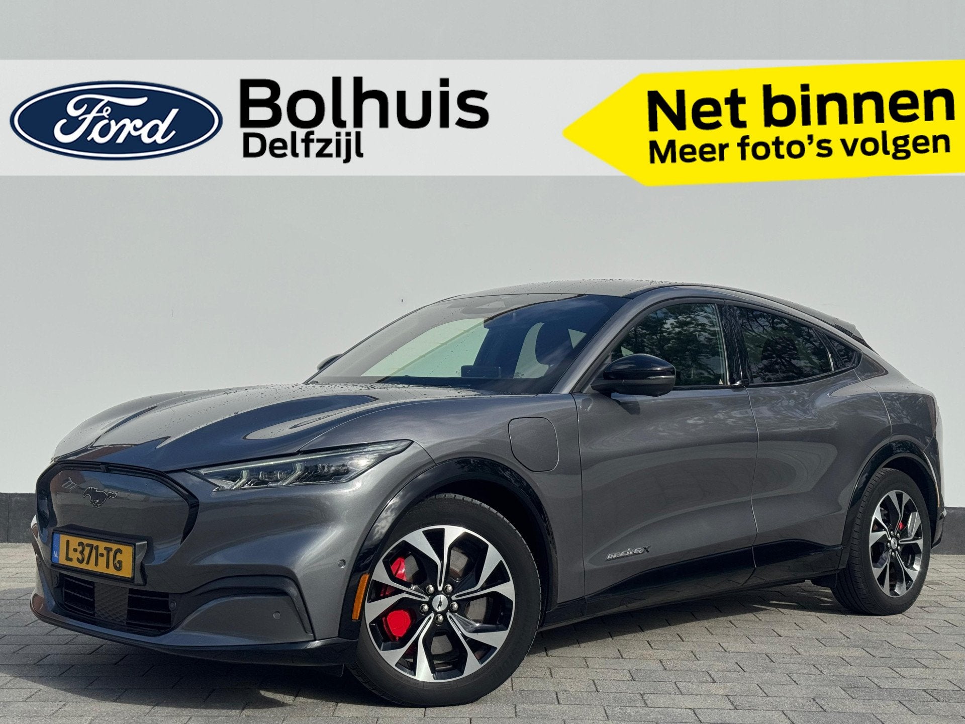 Ford Mustang Mach-E Extended Range 371 pk AWD 98 kWh | Pano, Auto's, Automaat, 12 maanden, 98 kWh, Gebruikt