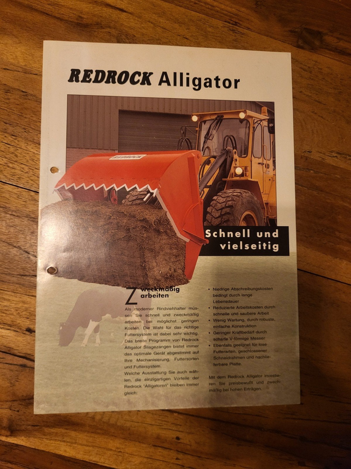 tractor folder REDROCK Alligator, Ophalen of Verzenden, Zo goed als nieuw