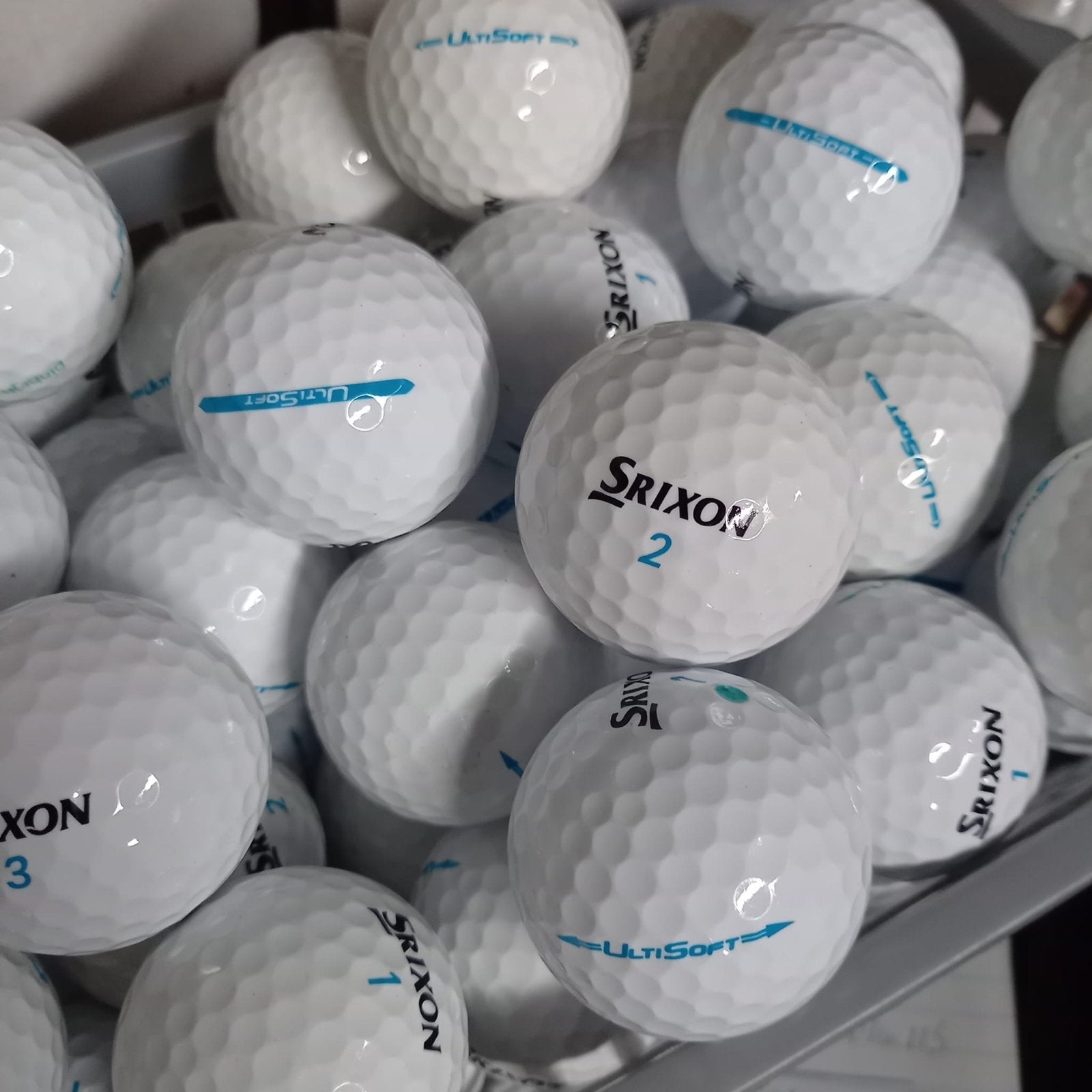 Srixon UltiSoft AAAA Golfballen - 100 stuks, Sport en Fitness, Golf, Ophalen of Verzenden, Gebruikt, Bal(len), Overige merken