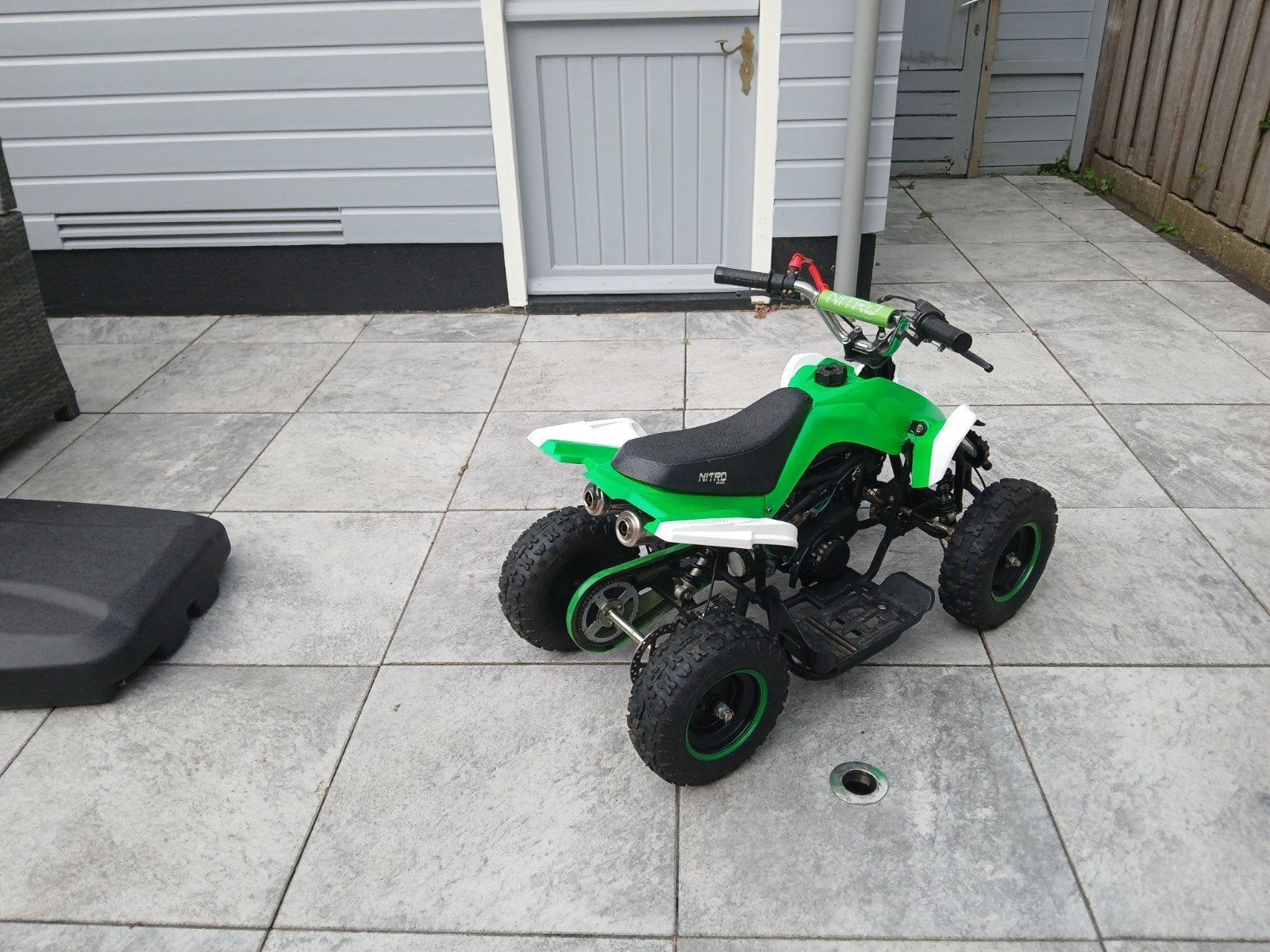 Foto 4 van Nitro Kinderquad - Groen/Wit