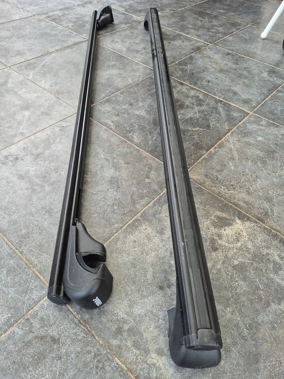 Dakdragers 140 cm voor dakrails - Mercedes V-klasse/Vito, Auto diversen, Ophalen of Verzenden, Gebruikt