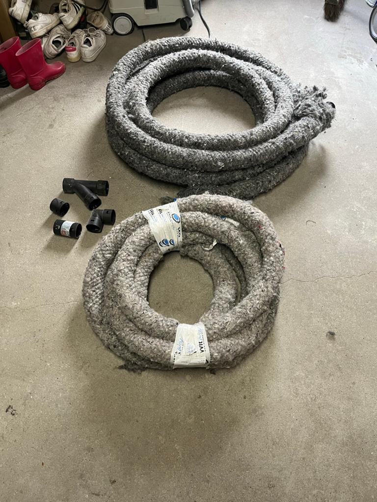 Drainage buis 60mm pp450, Ophalen, Gebruikt, 6 meter of meer, 60 tot 80 mm