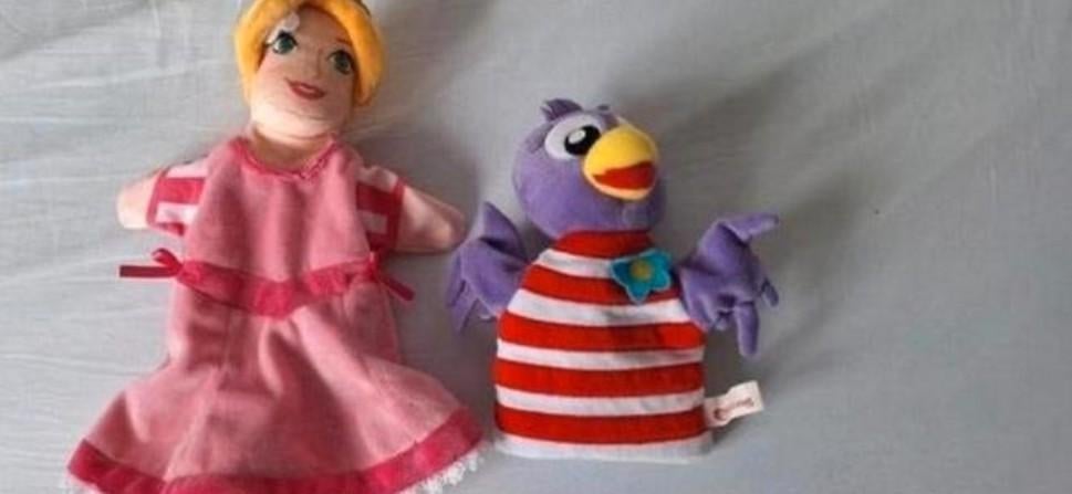 Efteling handpoppen: Roodkapje en Jet, Verzamelen, Ophalen of Verzenden