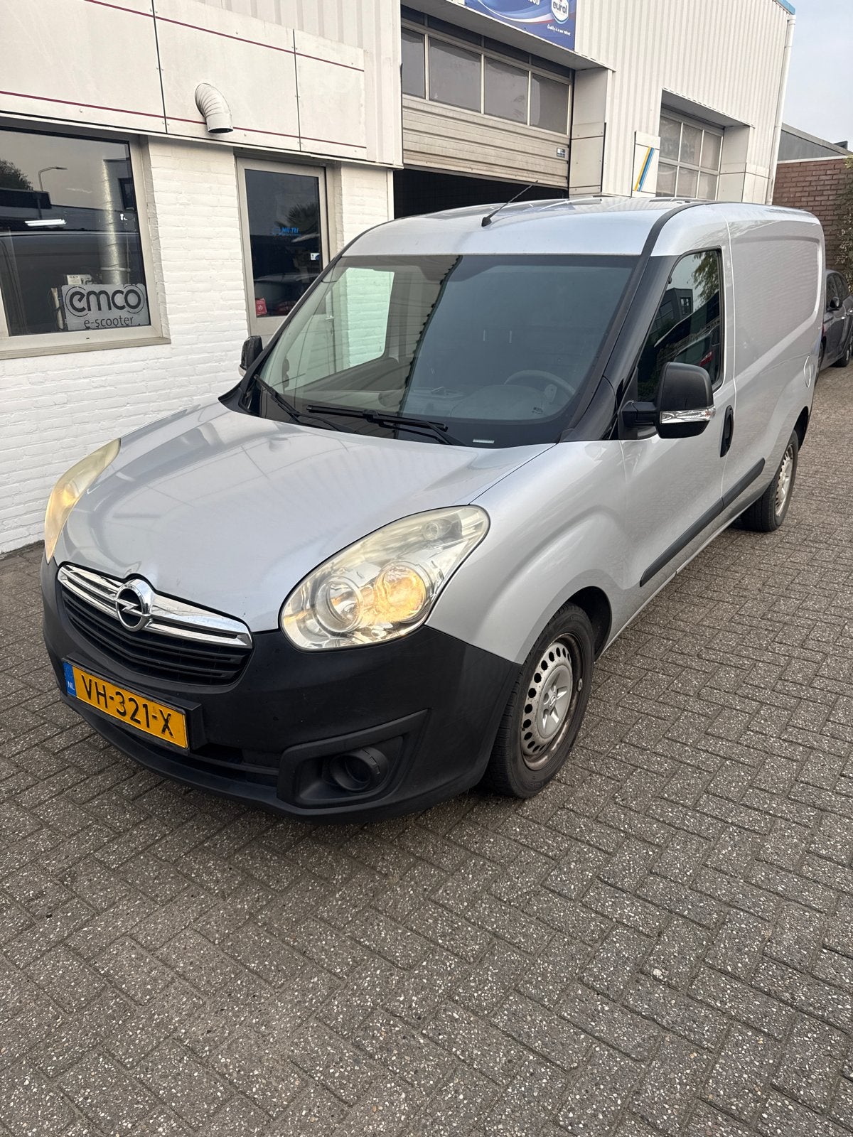 Opel Combo 1.6 D 66KW 2014- trekhaak - airco - zijschuifdeur, Auto's, Euro 5, Stof, Zwart, 4 cilinders