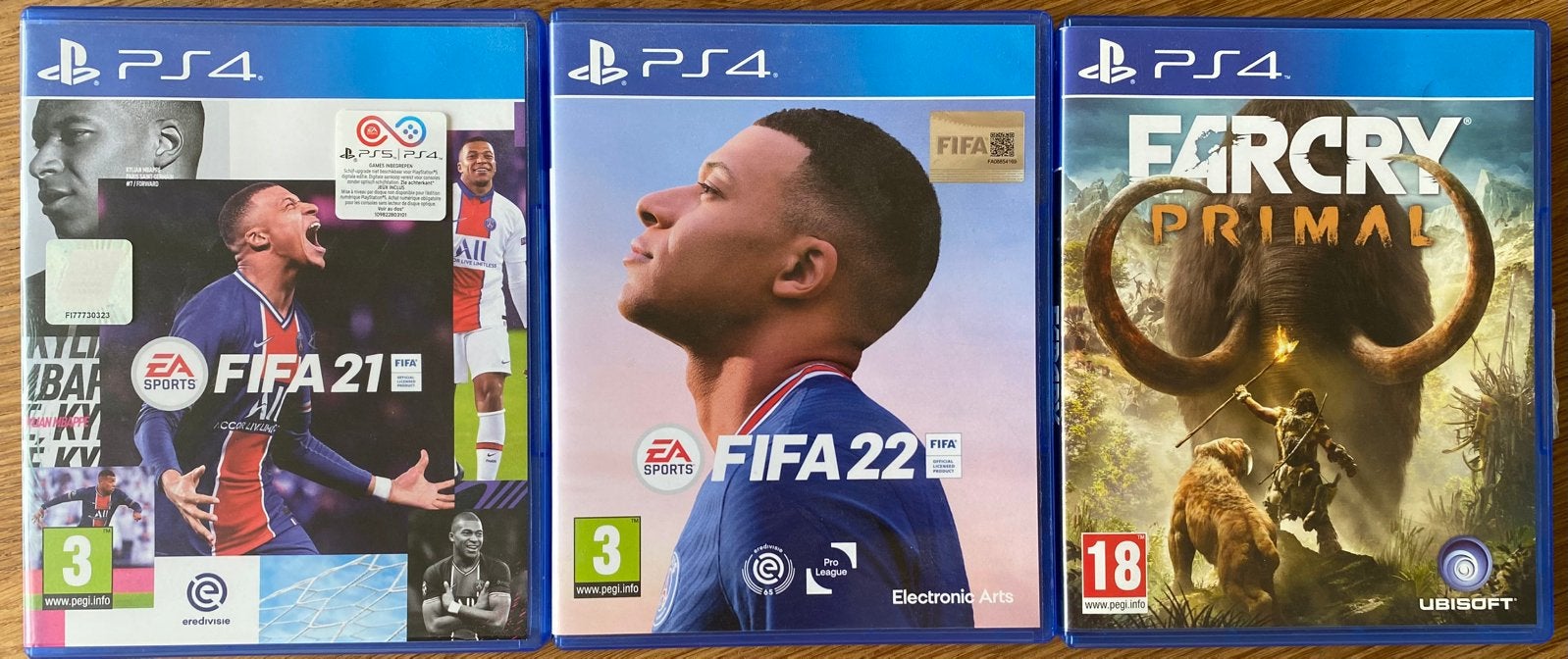 PS4 games Farcry Primal / Fifa 21 / Fifa 22, Ophalen of Verzenden, Zo goed als nieuw, Sport, 3 spelers of meer