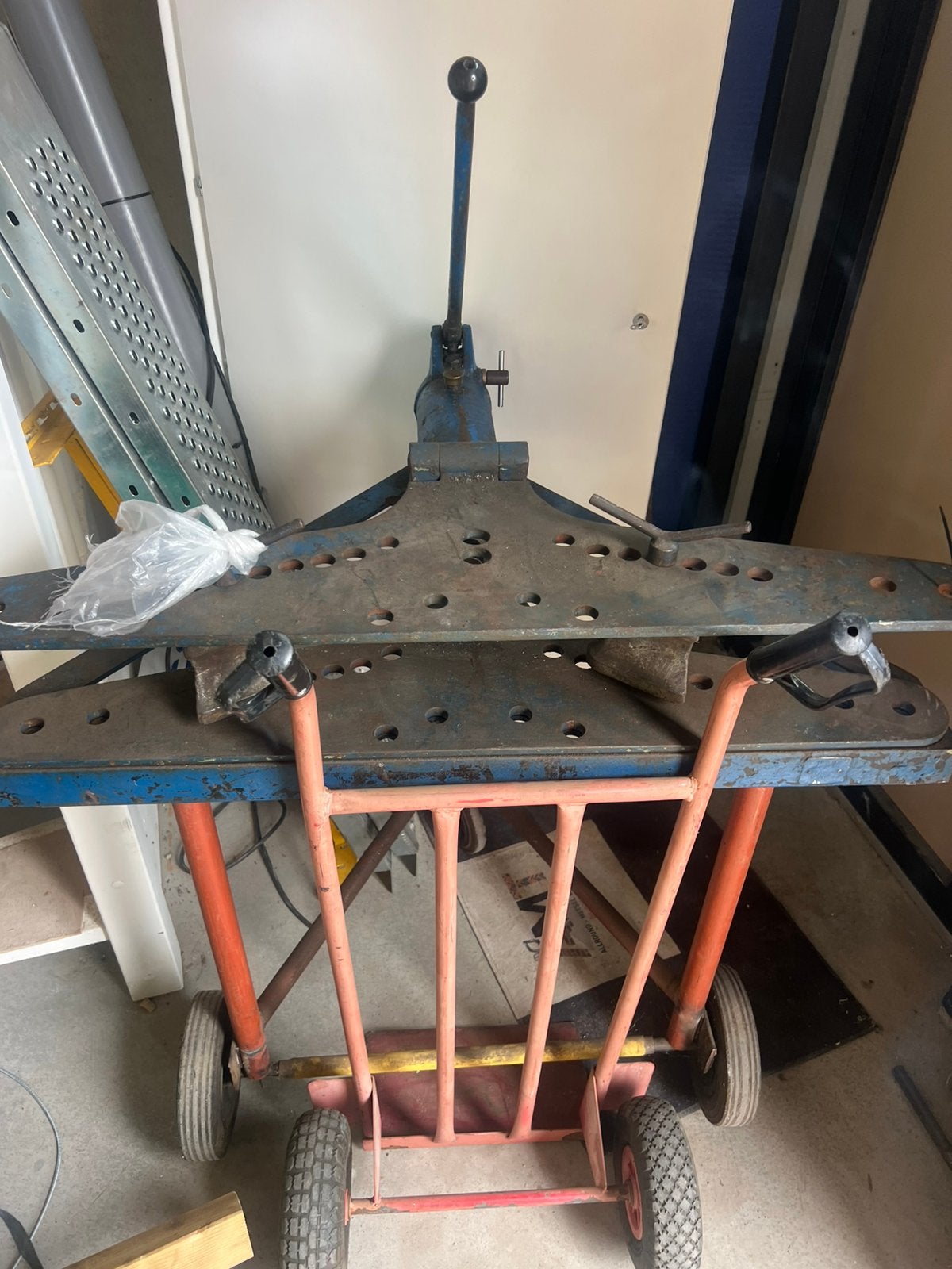 Hydraulische buigmachine, Ophalen, Gebruikt