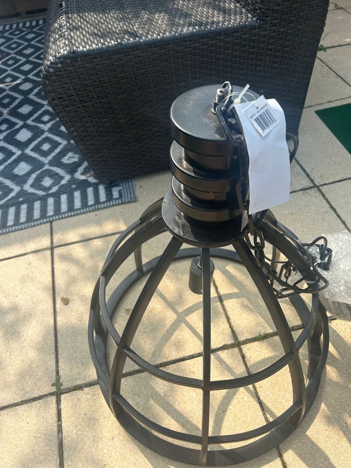 Riverdale Hanglamp Zwart - Industriële Stijl, Ophalen of Verzenden, Nieuw, Metaal, E27 (groot)
