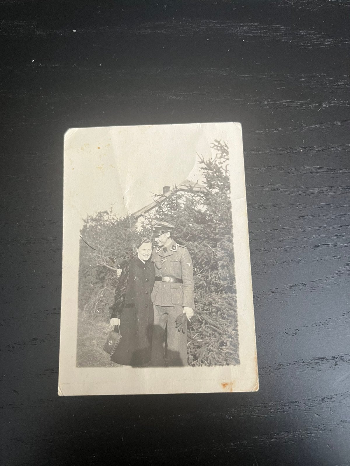 Waffen SS foto, Ophalen of Verzenden, Landmacht, Duitsland, Foto of Poster