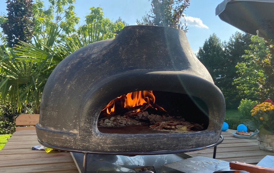 Pizza oven keramisch, Ophalen, Zo goed als nieuw