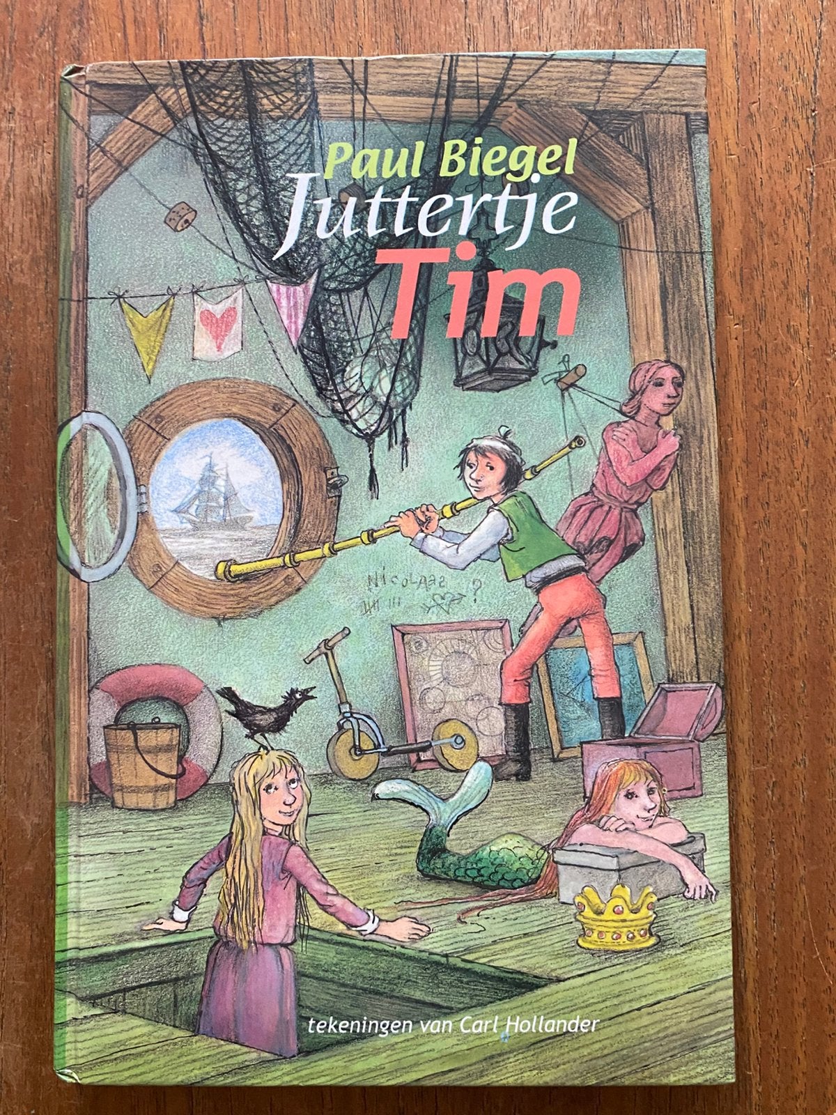 Juttertje Tim - Paul Biegel & Carl Hollander, Uitg Holland, Paul Biegel, Fictie algemeen, Ophalen of Verzenden, Zo goed als nieuw