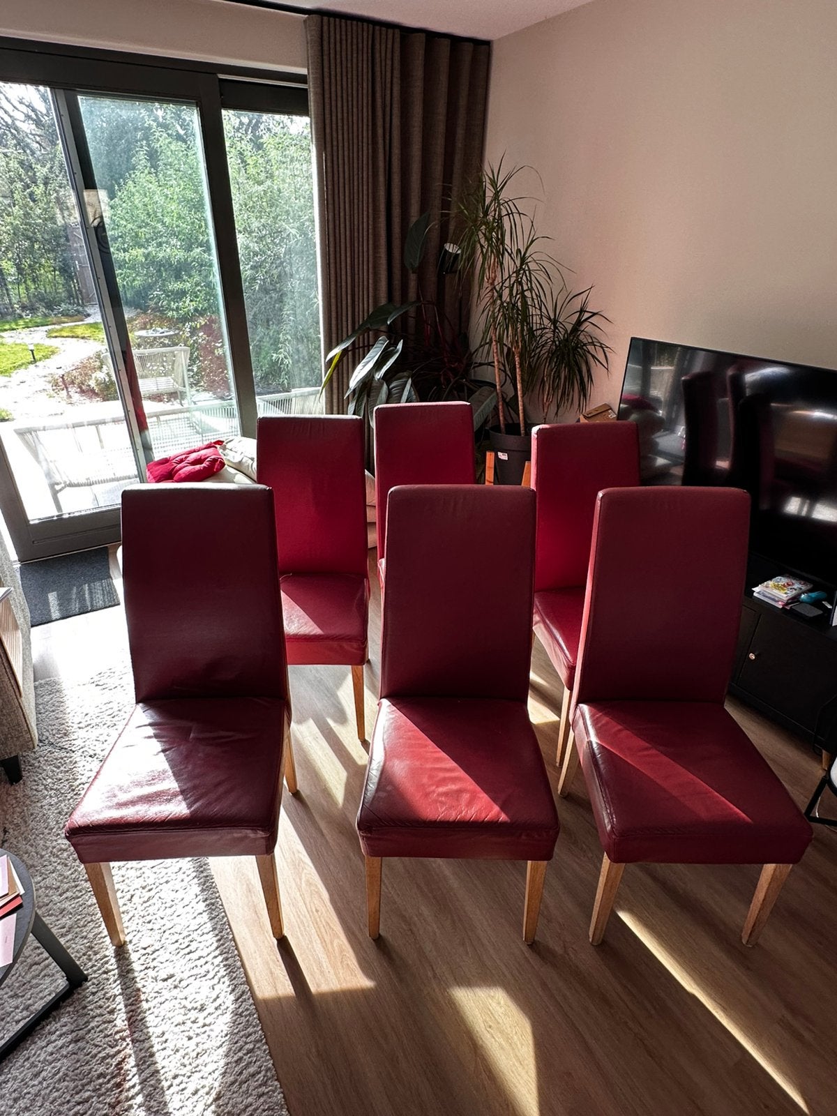 Gratis 6 eettafelstoelen, Ophalen, Gebruikt