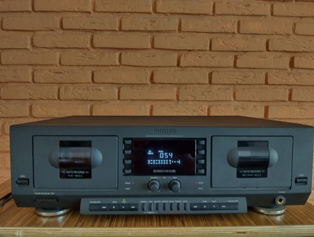 Cassettedeck Philips FC911, Dubbel, Philips, Veenpluis 4 best, Philips