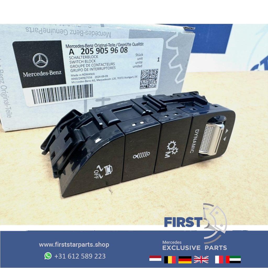 W205 C63 W253 GLC63 comand bediening knop L/R multimedia sch, Ophalen of Verzenden, -, -, -