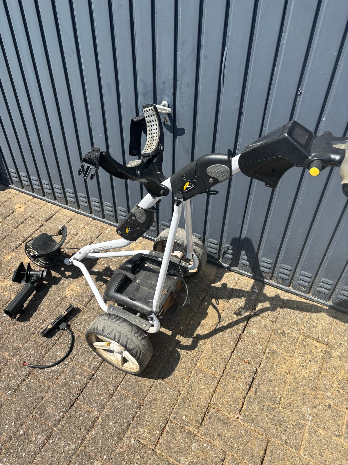 Powakaddy Sport Golf Trolley met 2 maal Lithium Accu, Sport en Fitness, Golf, Ophalen, Gebruikt, Golfkar, Overige merken