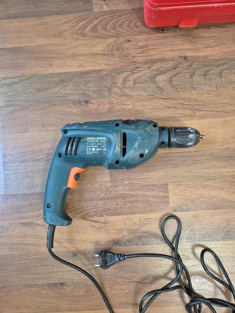 Black & Decker Klopboormachine KR650CRE 650W, Boormachine, Ophalen of Verzenden, Variabele snelheid, Gebruikt