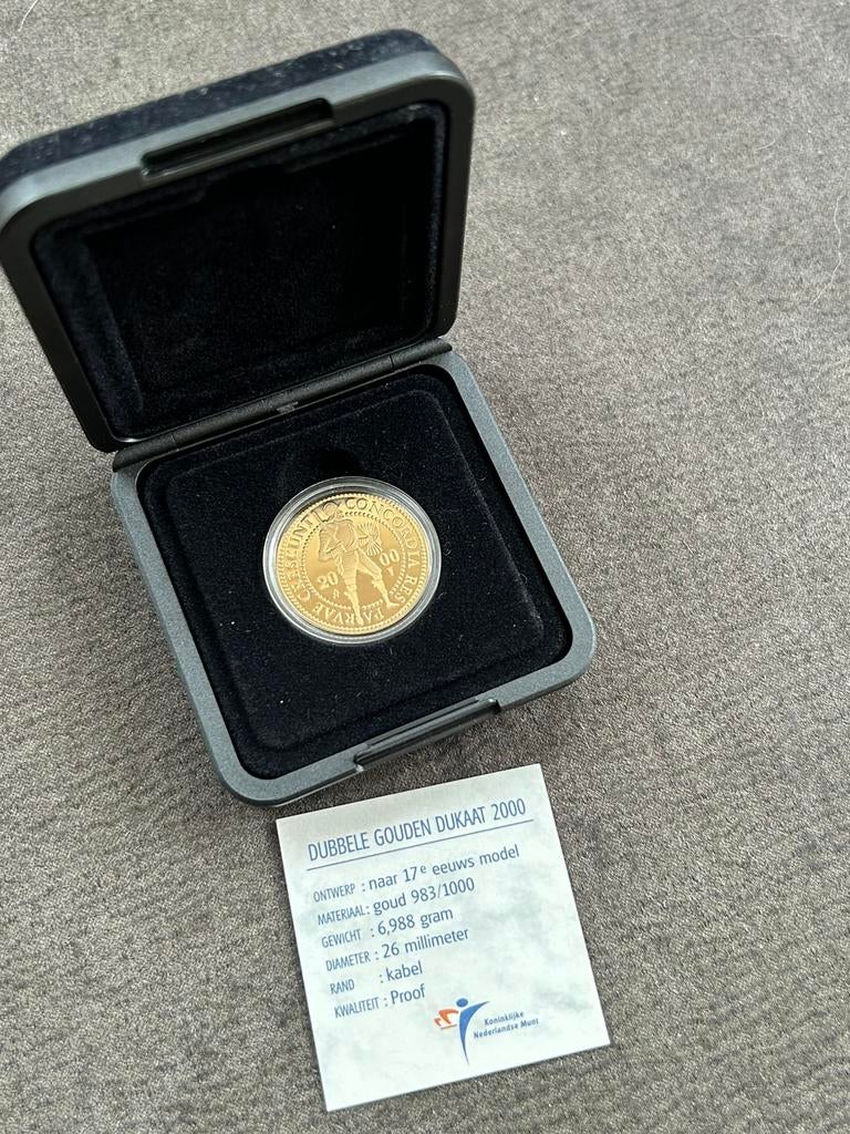 Dubbele gouden dukaat, Postzegels en Munten, Munten | Nederland, Ophalen, Koningin Beatrix, Losse munt, Goud