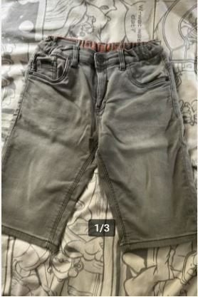 Licht grijze jog denim korte broek maat 158, Broek, C&A, Ophalen of Verzenden, Zo goed als nieuw