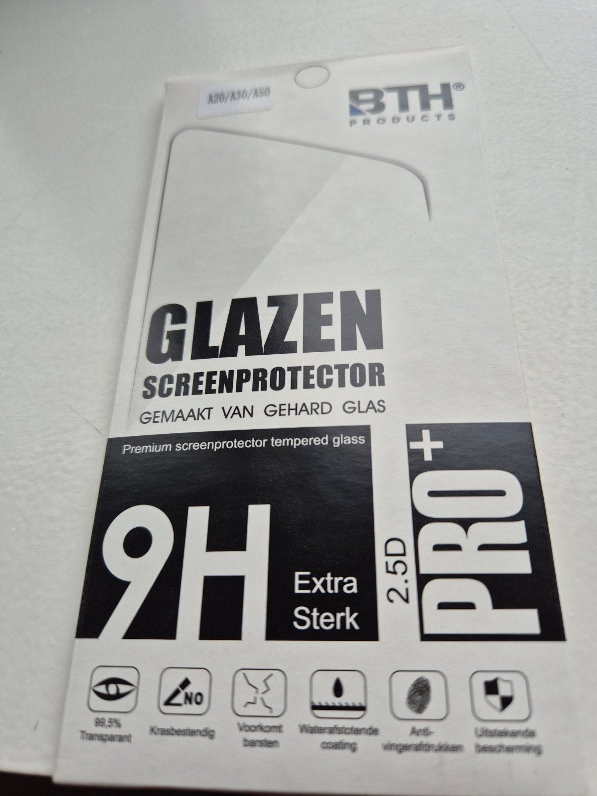 Products Glazen Screenprotector 9H voor Samsung A20/A30/A, Ophalen of Verzenden