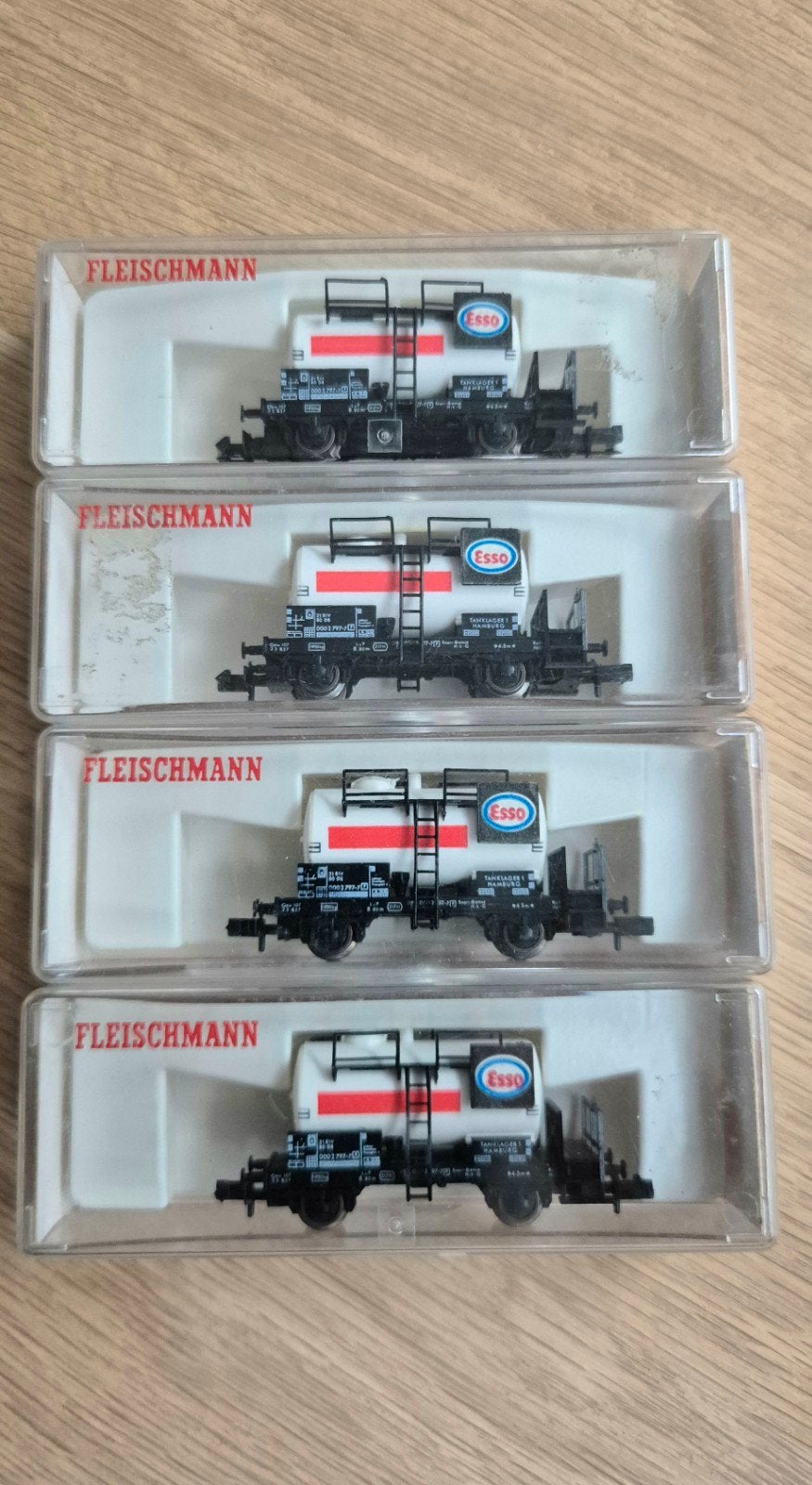 Esso ketelwagon Fleischmann 8400, Ophalen of Verzenden, Zo goed als nieuw, Wagon, Fleischmann