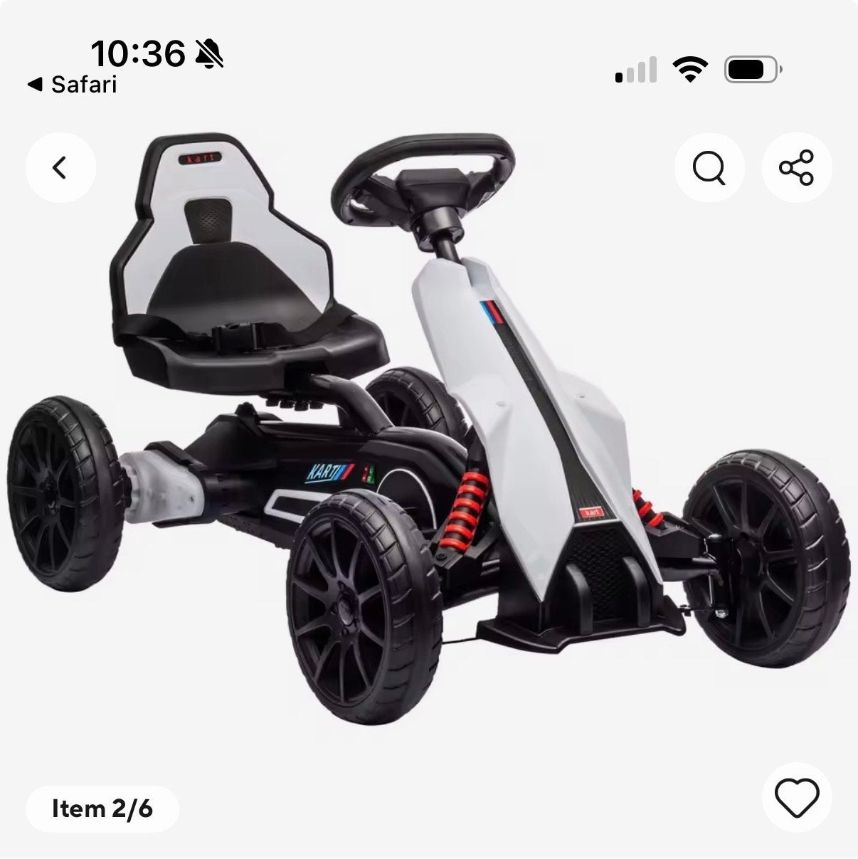 elektrische go-kart skelter nieuw in doos, Ophalen of Verzenden, Nieuw, Overige typen